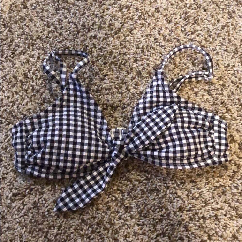 XS Gingham bikini top